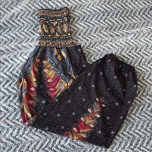 NWOT Colorful Patterned Boho Jogger Pants